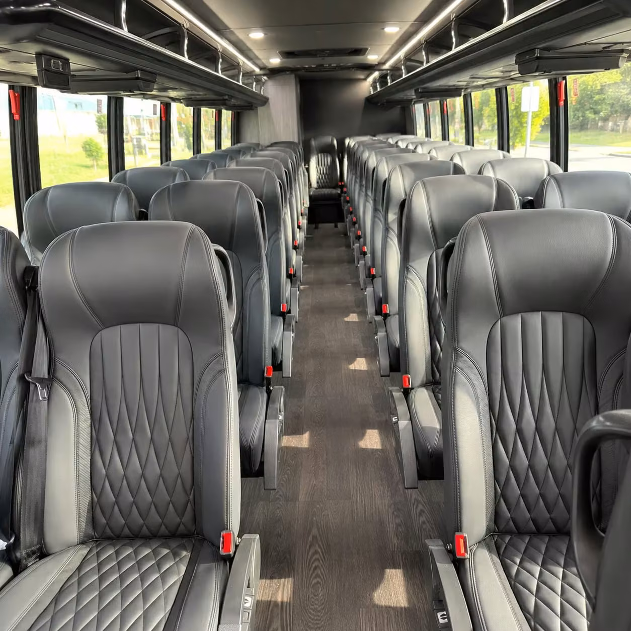 25 passenger minibus inside