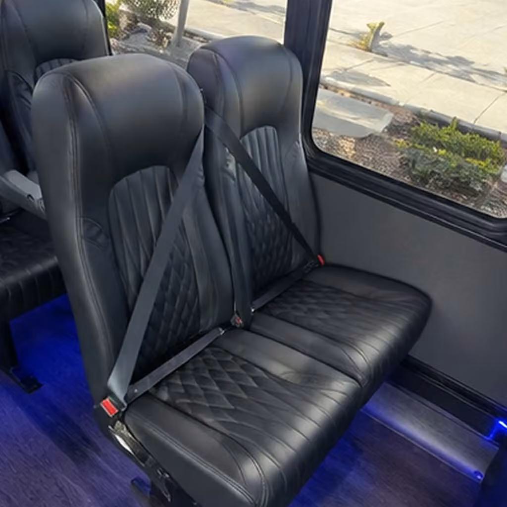 28 passenger minibus inside