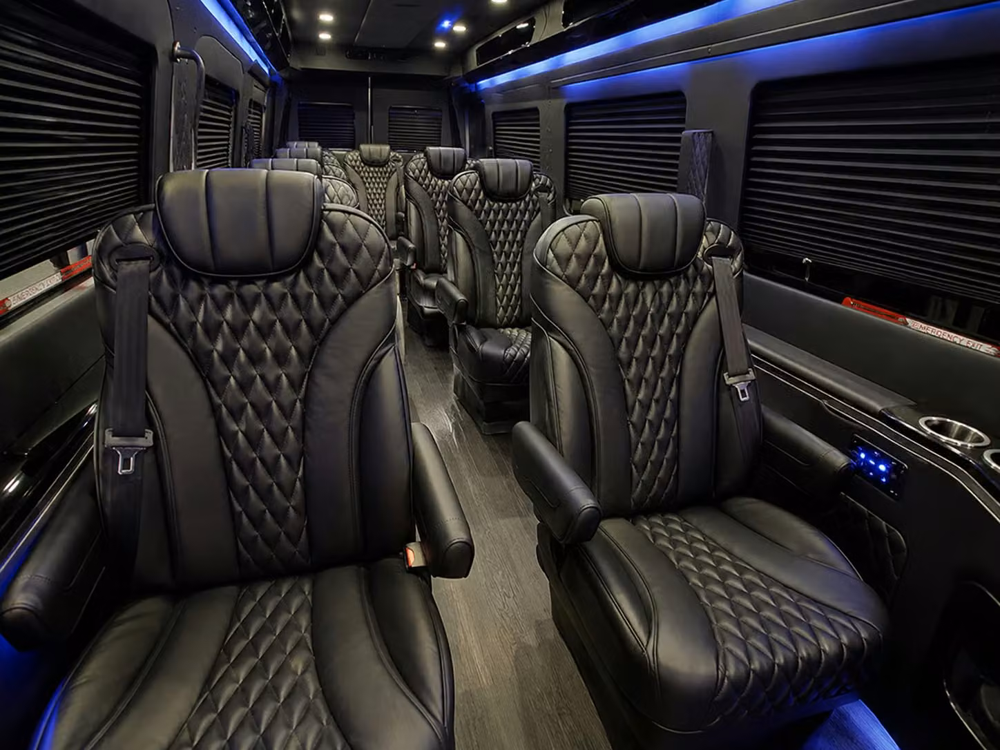 sprinter van with driver interior